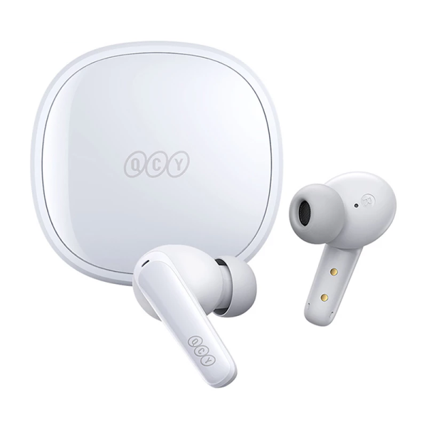 ایرپاد بلوتوثی کیو سی وای QCY مدل T13x اصلی گارانتی شرکتی سفید